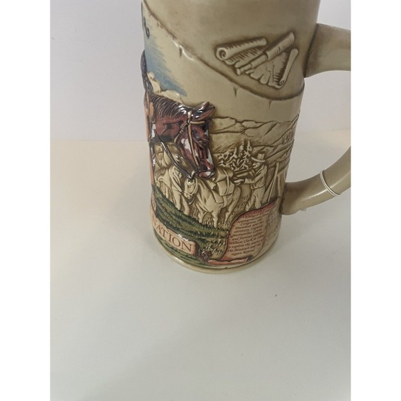 Miller Genuine Draft Birth of a Nation 1804 Fourth‎ In A Series Beer Stein Mug - Picture 10 of 15